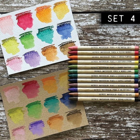 2024) TIM HOLTZ 水性色鉛筆組- Distress® Watercolor Pencils Set 4